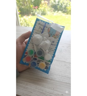 Alçı Boyama Seti STİTCH - Sevimli Karakter Figürlü & 6 Renk Boyalı Eğitici Aktivite Seti
