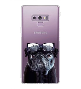PrintiFy Samsung Galaxy Note 9 ile Uyumlu Köpek 3 Kamera Korumalı Şeffaf Kılıf