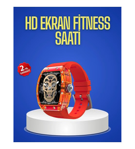 Mey İthalat® Şeffaf Tasarımlı Akıllı Saat Dokunmatik Ekranlı
