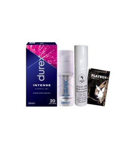 Durex Intense Kadın Uyarıcılı Jel + Stud100 GeciktirmeyeSprey + Hediye