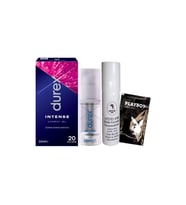 Durex Intense Kadın Uyarıcılı Jel + Stud100 GeciktirmeyeSprey + Hediye