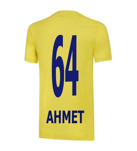 Puma Fenerbahçe  Futbol Tişörtü Kişiye Özel İsim Numara Baskılı Forma77313601 (Sarı)