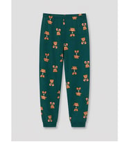 LCW Young Yeşil Beli Lastikli Desenli Kadın Jogger Pijama Alt