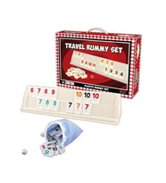 Star Oyun Plastik Okey Travel Rummy Takımı (Renksiz)