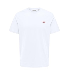 ONLY & SONS ONSDAWSON Erkek Regular Fit Kısa Kollu T-Shirt  Günlük Kullanım (Beyaz)