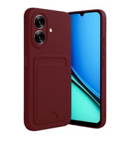 Realme Note 60 Kelvin Kartvizitli Silikon - Bordo
