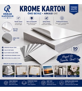 Krome Karton 35 x 50 Ebatında 200 G 5 Adet