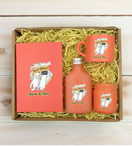 BK Gift Kişiye Özel İsimli DTF Best Friend Temalı Somon Defter & Kahve Fincanı & Kolonya & Mum Hediye Seti-4, Arkadaşa Hediye, Doğum Günü Hediyesi