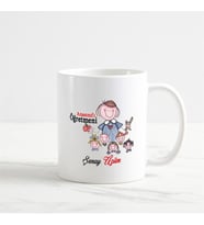 Anasınıfı Öğretmeni Kupa Bardak (2. Tasarım) (Beyaz)