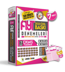 AYT ÖSYM Çıkmış Karma Kara Kutu Sayısal-Eşit Ağırlık TG D.Çözümlü Deneme PAKETİ