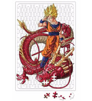 Goku Dragon Red Puzzle 240 Parça Yapboz