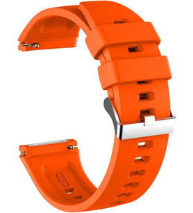 Huawei Watch GT2 46mm için Kordon, Silicone RapidBands Turuncu [Watch GT2 46mm ile Uyumlu Kordon - Turuncu]
