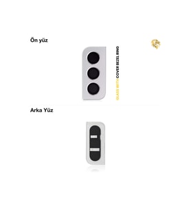 Samsung Galaxy S21 ile Uyumlu Kamera Lensi Full Gümüş Kamera lensi sade lens kamera camı kamera merceği