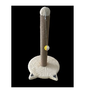 Oyuncaklı Kedi Kafası Tırmalama Tahtası (Rose)