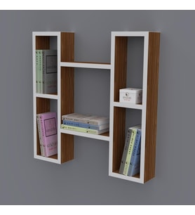 Kenzlife kitaplık melisa 060*060*20 cvz duvar rafı