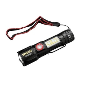 Northcity Wison Ws-2828 1000 Lümen Mıknatıslı Usb Şarjlı El Feneri