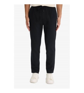 Defacto Jogger Fit Beli Bağcıklı Lastikli Cepli Lacivert Erkek Pantolon F3269AX/NV86