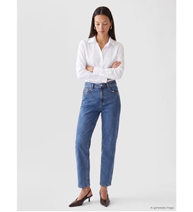 LCWAIKIKI Classic Mavi Slim Fit Kadın Jean Pantolon