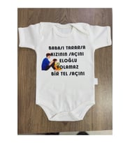 Yazılı Zıbın Babası Tararsa Kızının Saçını Yazılı Bebek Zıbını