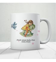 Anneler Günün Kutlu Olsun Canım Annem Yazılı Hediyelik Kupa Mod3