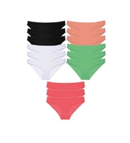 15 adet Süper Eko Set Likralı Kadın Slip Külot