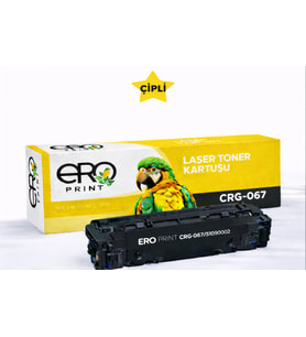 CANON CRG-067Y Muadil Toner - 1350 Sayfalık - Çipli Sarı Toner