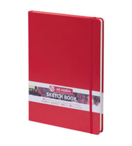 Talens Art Creation Sketchbook Sert Kapak Eskiz Defteri 140 gr 21x29,7 cm 80 yp KIRMIZI 
