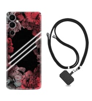 Tecno Pova Neo 2 Kılıf Silikon Boyun Askılı İpli Desenli Silikon Flowers Line 1732