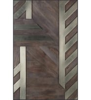 Eliana Home Baskılı, Yıkanabilir Kaymaz Taban Salon Halısı LNA1243 100x150 cm (Kahverengi)