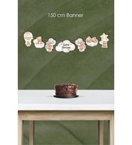 Ayıcık Temalı Büyük Banner *Kalın Kağıt 150cm