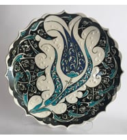 DEKORATİF SERAMİK TABAK-30 CM'LİK