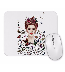 Frida Kahlo Kelebekler Mouse Pad
