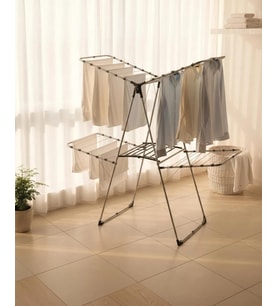 ÇİFT KANATLI ÇAMAŞIR KURUTMALIĞI YAŞAM BOYU, LAUNDRY DRYİNG