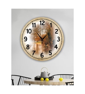 Bilge Tasarım Retro Duvar Saati 35 X 35 Cm (Karışık)