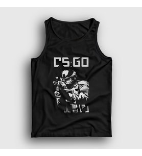Presmono Unisex Siyah Sniper Oyun Counter Strike Cs Go Atlet 327110tt