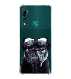 PrintiFy Huawei Y9 Prime 2019 Uyumlu Köpek 3 Baskılı Şeffaf Köşe Korumalı Antişok Kılıf