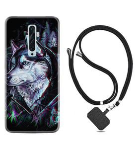 Oppo Reno 2Z 4 Lite 4 Pro 5 6 7 A31 Kılıf Boyun Askılı Silikon Dog Eyes 1761