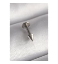 316L Çelik Gümüş Renk Çivi Model Piercing - TJ-PR1370 TG-V 7612