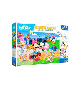 Primo Puzzle Super Maxi Mickey And Friends Çift Taraflı 3in1 24 Parça 3+