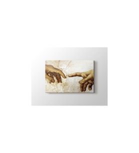 DBSanatevi Michelangelo - Adem'in Yaratılışı Tablo 40 X 30 Cm