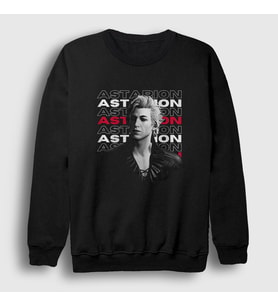 Presmono Unisex Siyah Astarion V2 Vampire Oyun Baldur's Gate Sweatshirt 495657tt