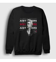 Presmono Unisex Siyah Astarion V2 Vampire Oyun Baldur's Gate Sweatshirt 495657tt