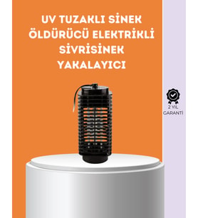 Kimyasal İçermeyen UV Işıklı Böcek ve Sivrisinek Kapanı – Güvenli Kullanım