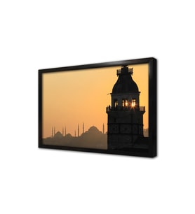 İstanbul Kız Kulesi Çerçeveli Mdf Tablo