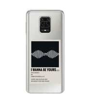 Redmi Note 9 Pro / 9s Uyumlu I Wanna Be Yours Arctic Monkeys Tasarımlı Şeffaf Telefon Kılıfı