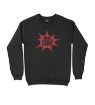 Kırmızı Make Big Albums Siyah Sweatshirt