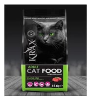 Krax Kuzu Etli Yetişkin Kedi Maması 15 Kg (hediyeli ürün) SKT:05/2026