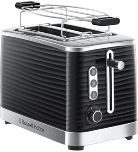 Russell Hobbs Ekmek Kızartma Makinesi [2 Dilim Için] Inspire Siyah, Yüksek Kaliteli Parlak Yapılı (E