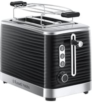 Russell Hobbs Ekmek Kızartma Makinesi [2 Dilim Için] Inspire Siyah, Yüksek Kaliteli Parlak Yapılı (E