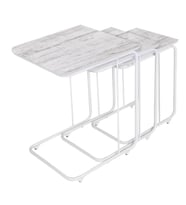 C Zigon Sehpa 3'Lü Takım Mdf Kristal
